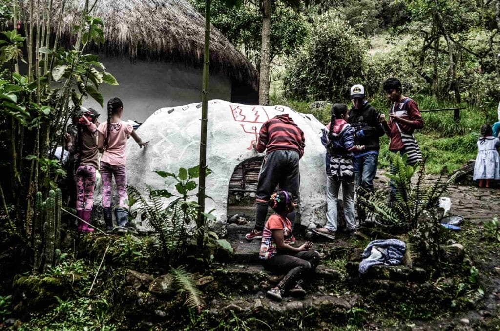 Contemplative walk with the Muisca Indigenous Community